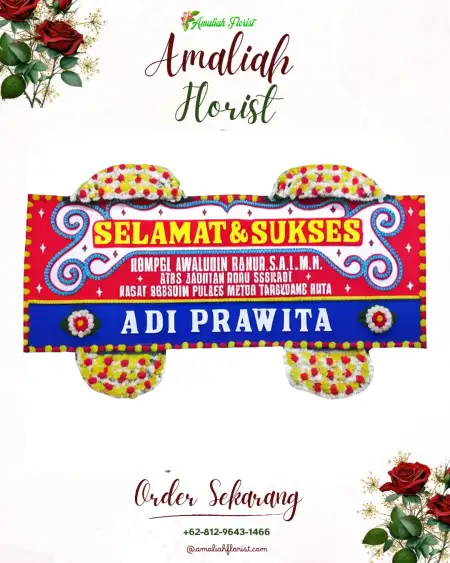 Papan Bunga Ucapan Selamat Sukoharjo Iii